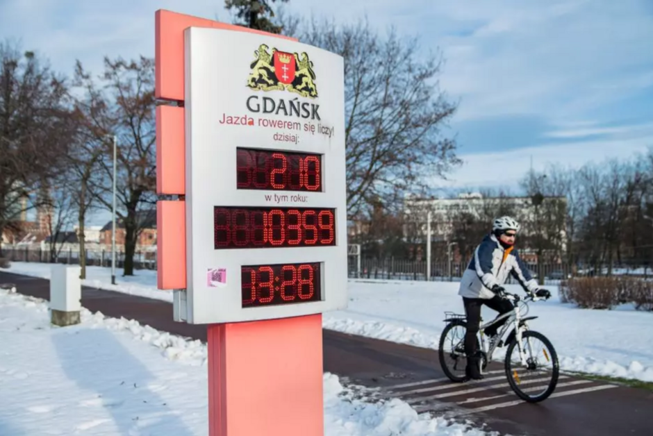 W Gdańsku nie było jeszcze tylu rowerzystów. Prawie milion przejazdów więcej niż rok wcześniej!